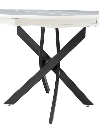 Стол обеденный Seville круглый раскладной 100-129