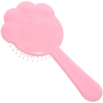 Расчёска массажная с детская «КАТИКОТИК», цвет пудровый, 16см (коробка PVS)●