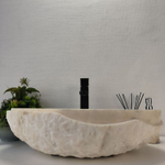 Раковина из оникса Oval White Marmo Wave OO-62704 58*38*15