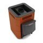 Печь для бани TMF Оса Carbon антрацит нержавеющая дверь короткий канал