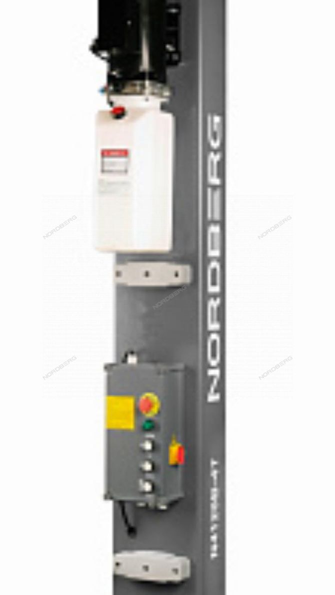 NORDBERG (N4120BE-4G) Подъемник 380V 2х стоечный 4т с электростопорами (серый)