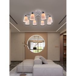 Люстра Rivoli Miley 9192-308 8хЕ27 60 Вт модерн | Rivoli