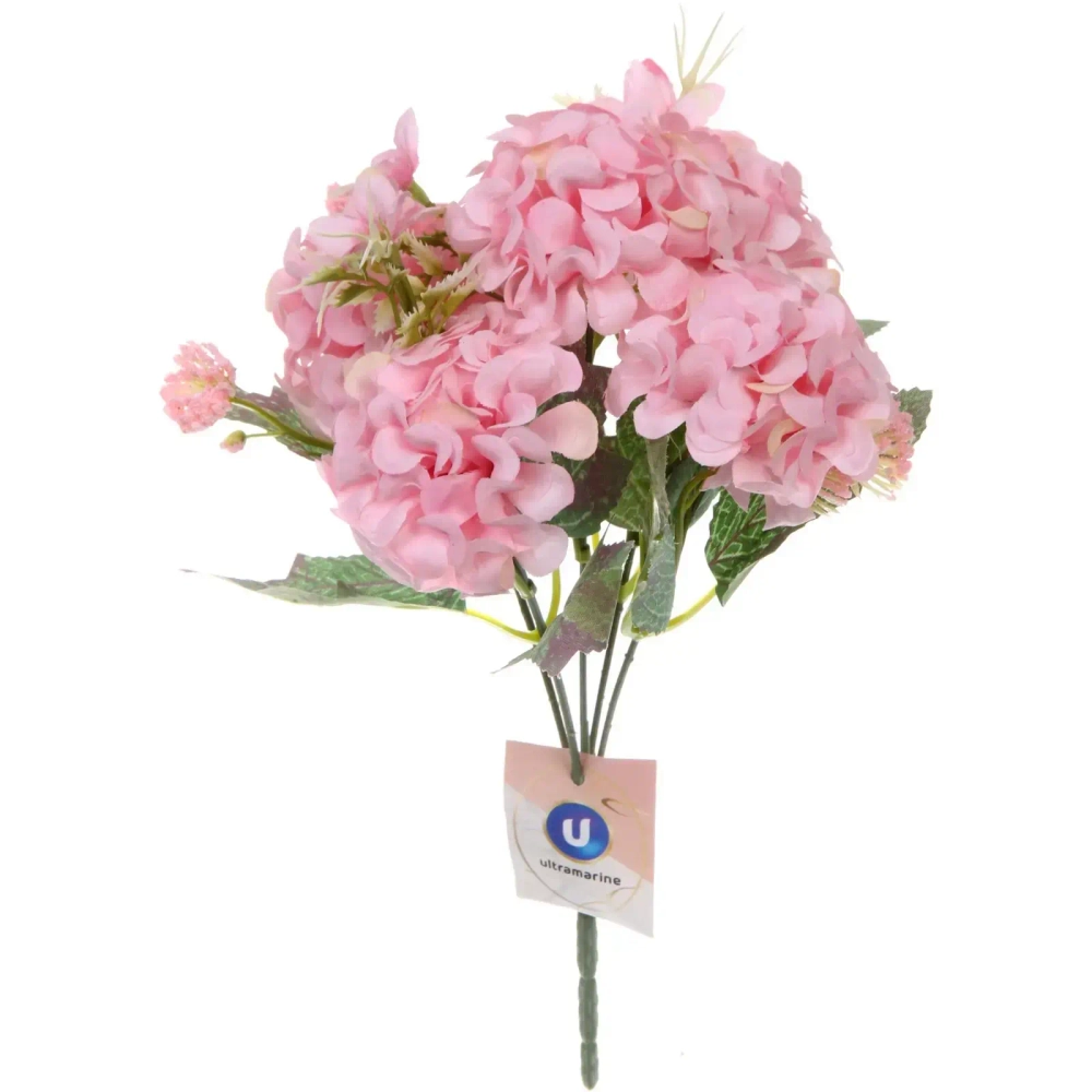 Искусственные цветы «Летнее вдохновение» Гортензия 30см цвет розовый