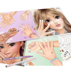 TOPModel Create Your Hand-Design Colouring Book