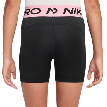 Шорты для девочки теннисные Nike Girls Pro 3in - black/med soft pink/white