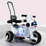 Детский электромотоцикл "Трицикл BKY-188" белый