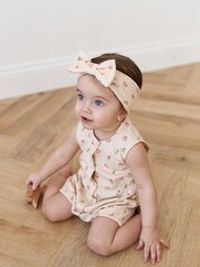 Повязка-бант "Цветочки кантри" 0+