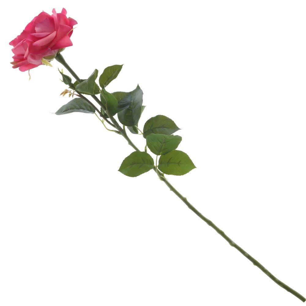 GAEM Цветок искусственный "Роза" (Real Touch), L18 W16 H67 см