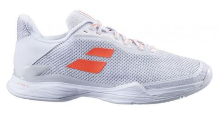 Женские Кроссовки теннисные Babolat Jet Tere All Court Women - white/living coral