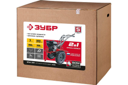 Бензиновый мотоблок с ВОМ ЗУБР 212 см3 МТШ-500