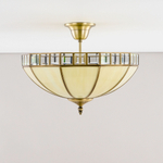 Citilux Шербург-1 CL440141 Люстра витражная потолочная Бронза