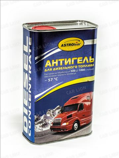 Антигель для диз. двиг. 1 л. (жест. тара) (500-1000 л.) Астрохим Ас-123