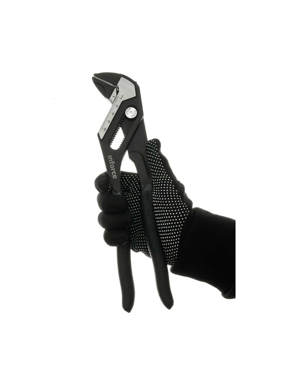 Переставные клещи - гаечный ключ 10 Inforce 06-05-89