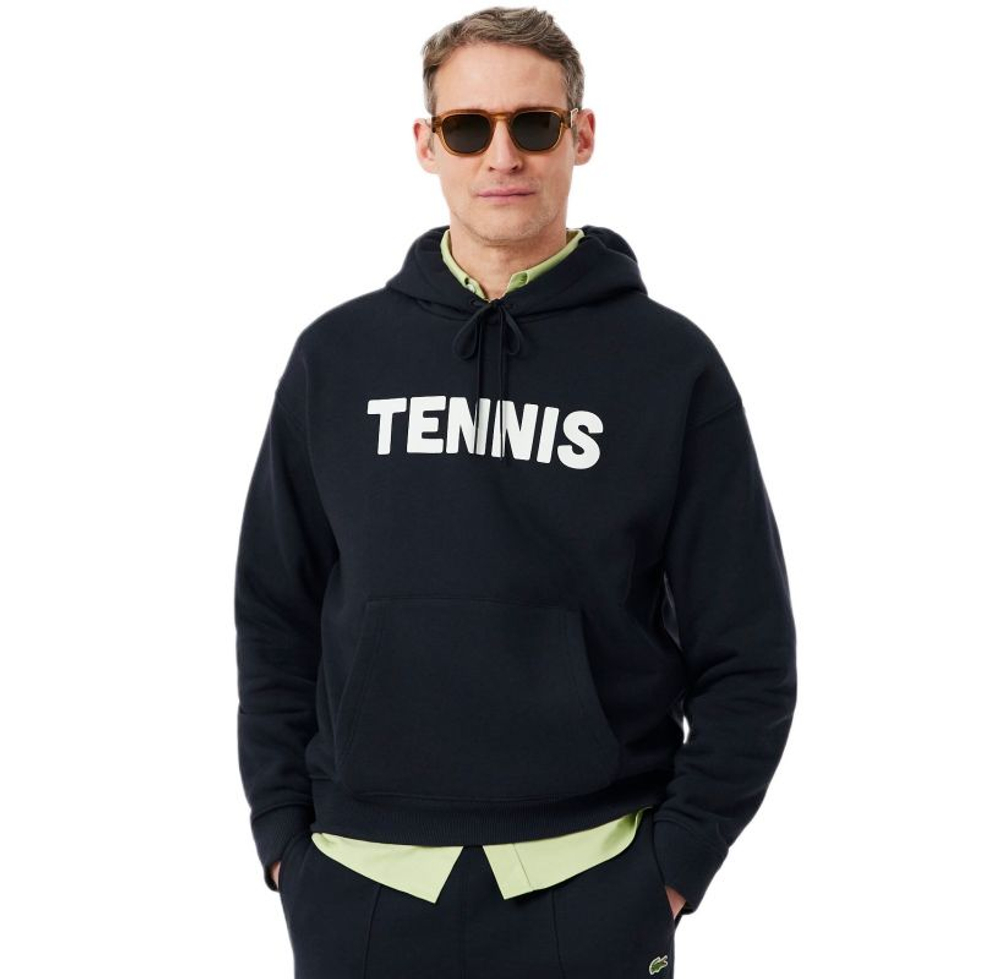 Куртка теннисная Lacoste Tennis Print - black