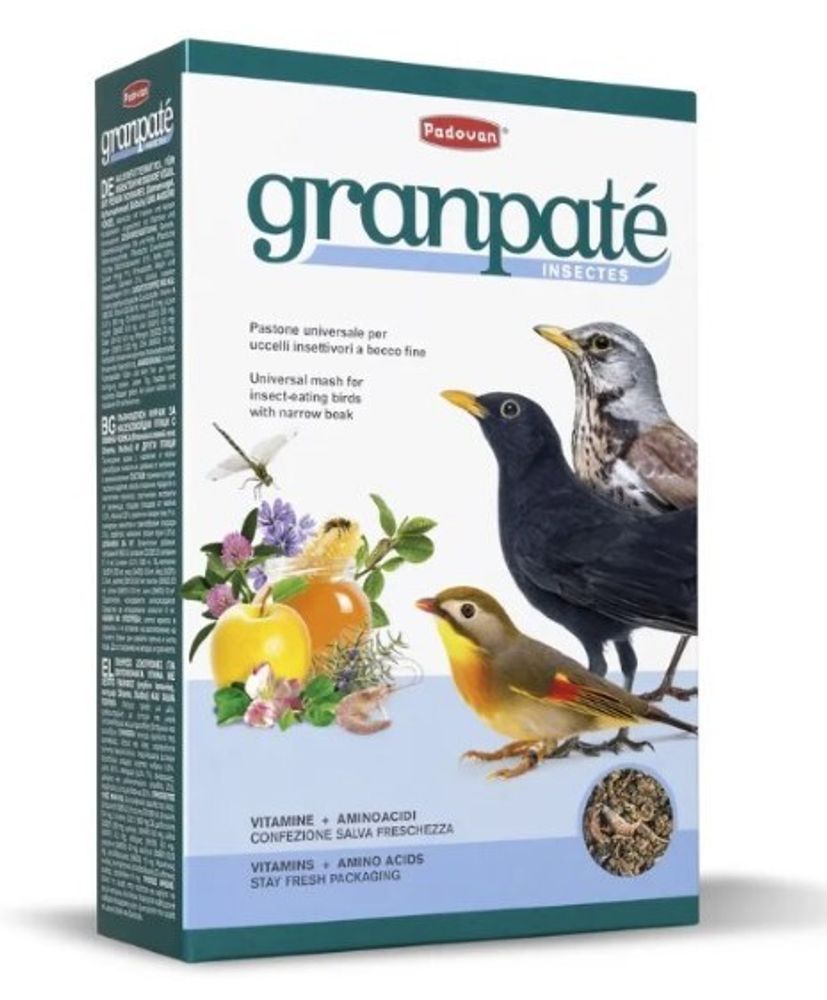 Корм GRANPATEE комплексный/фрукты  д/насекомоядных птиц (1кг)