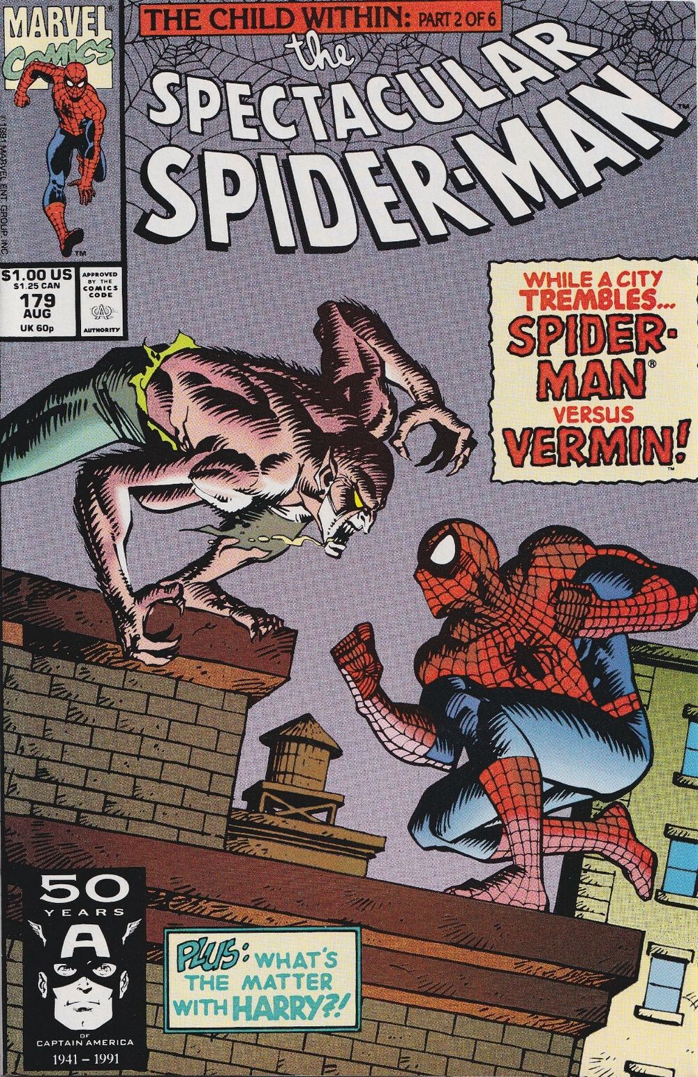 Комикс The Spectacular Spider-Man #178-183 The Child Within parts 1-6