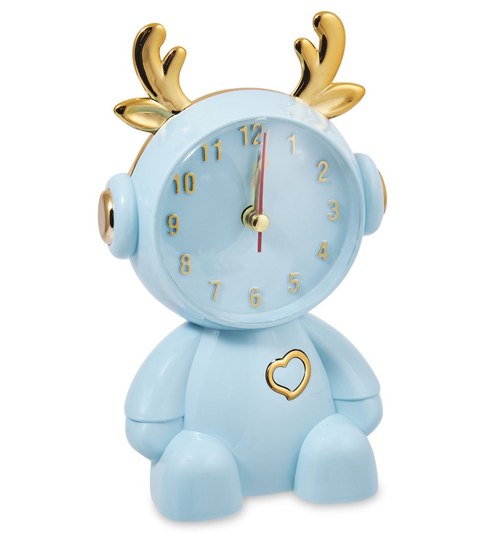 GAEM Art CL-11/1 Будильник «Олененок» голубой
