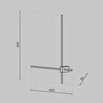 Настенный светильник (бра) Technical C070WL-L12GB3K