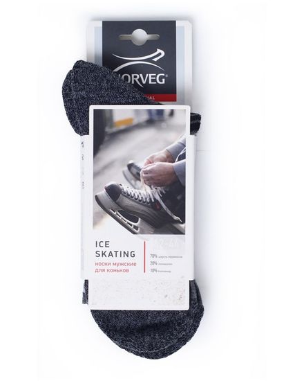 Термоноски мужские Norveg Ice Skating для катания на коньках 9ISM