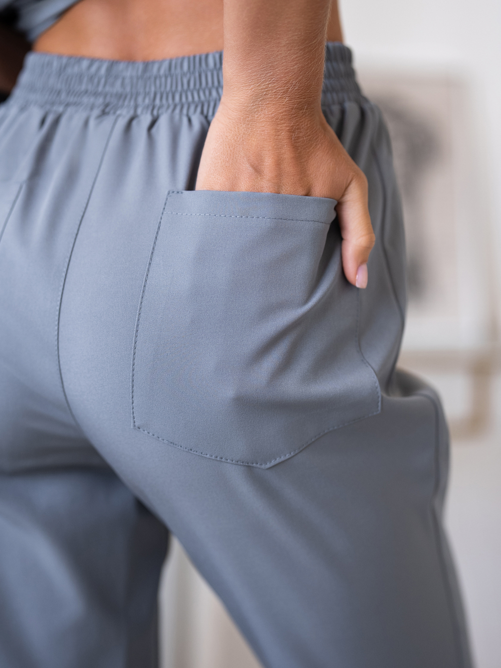 Брюки Serenity палаццо Truffle Grey