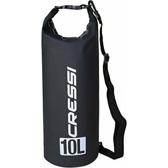 Гермомешок Cressi с лямкой Dry Bag 10 л черный