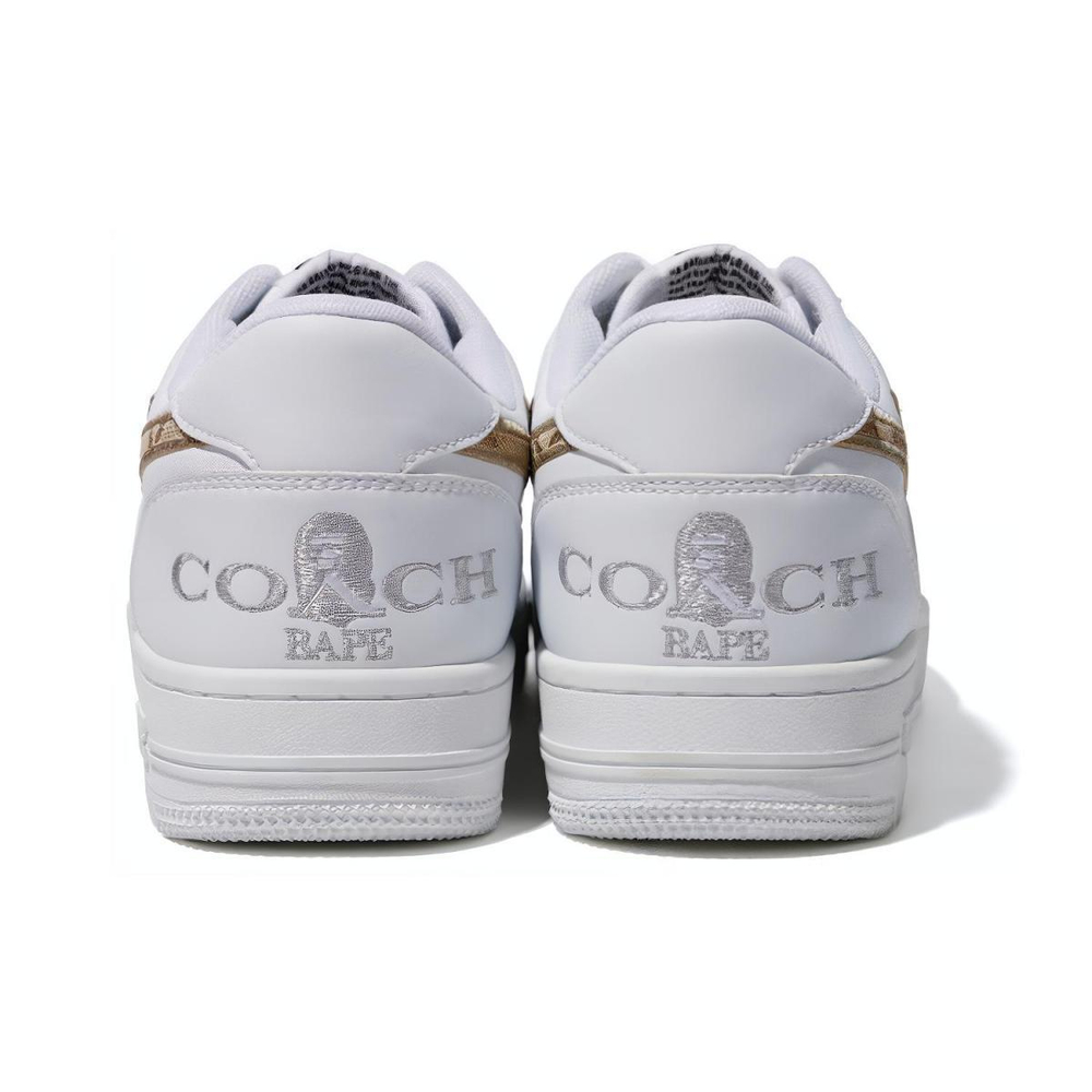 Кроссовки COACH/ x A BATHING APE Bape Sta, 1G23-191-902WHT