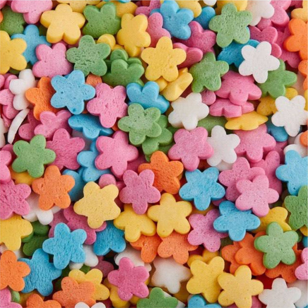 Посыпка кондитерская декоративная "Маргаритки Микс", Россия