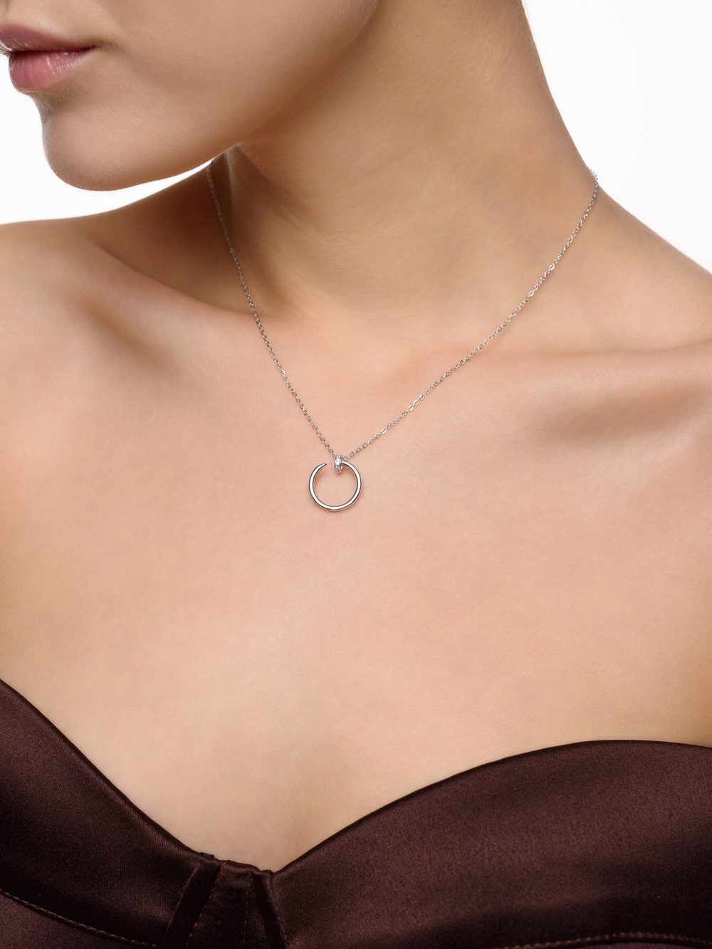 Колье "Ring" Silver