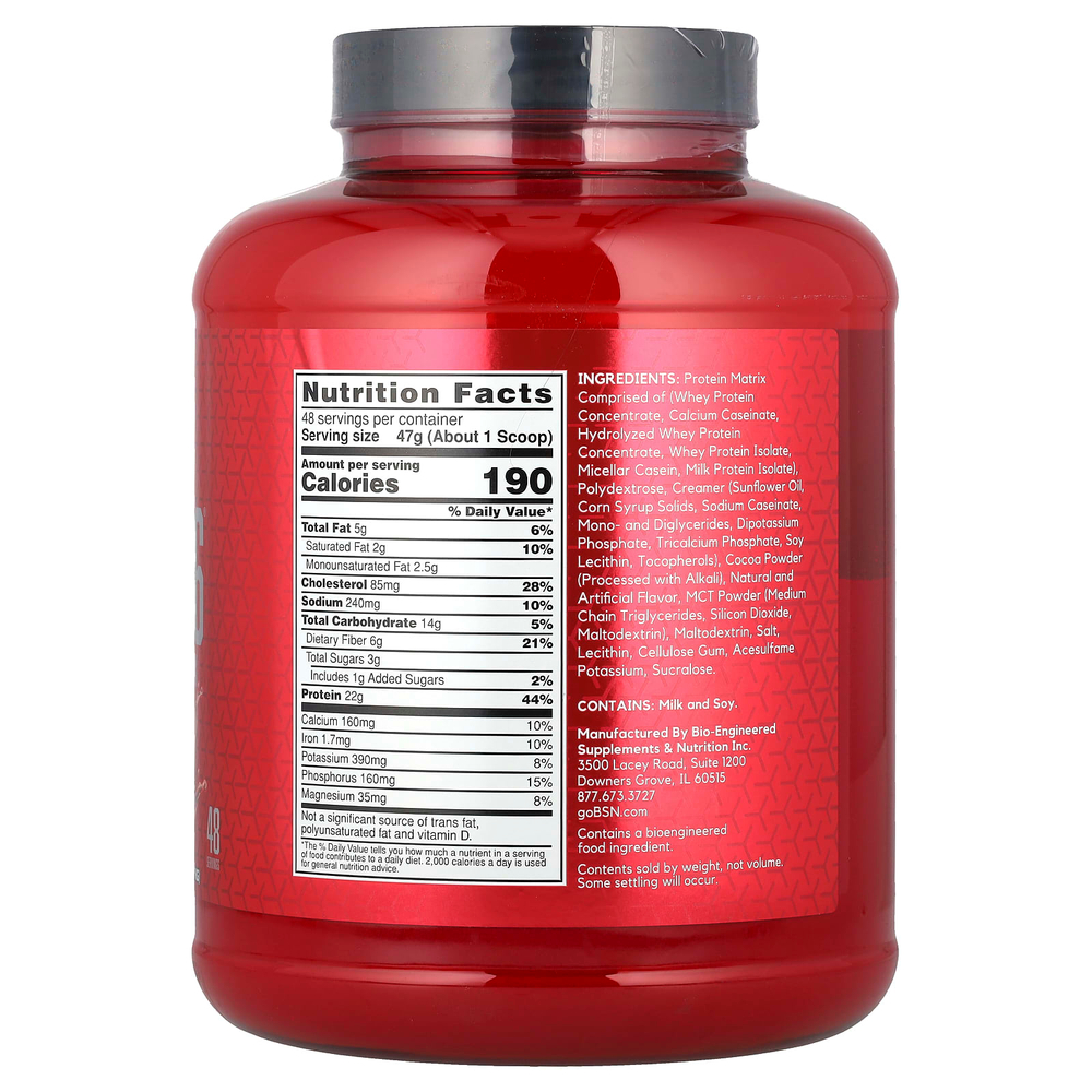 BSN, Syntha-6, протеиновая матрица ультрапремиального качества, со вкусом шоколадного коктейля, 2,27 кг (5 фунтов)
