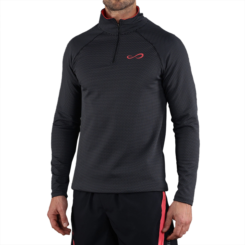 Мужское теннисное поло Endless Epic Long Sleeve Men - Grey