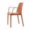 Кресло пластиковое Ginevra, терракотовое