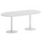 Onix Direct Стол овальный O.SPRG-3 Белый Бриллиант/Металл Белый 1800*900*750