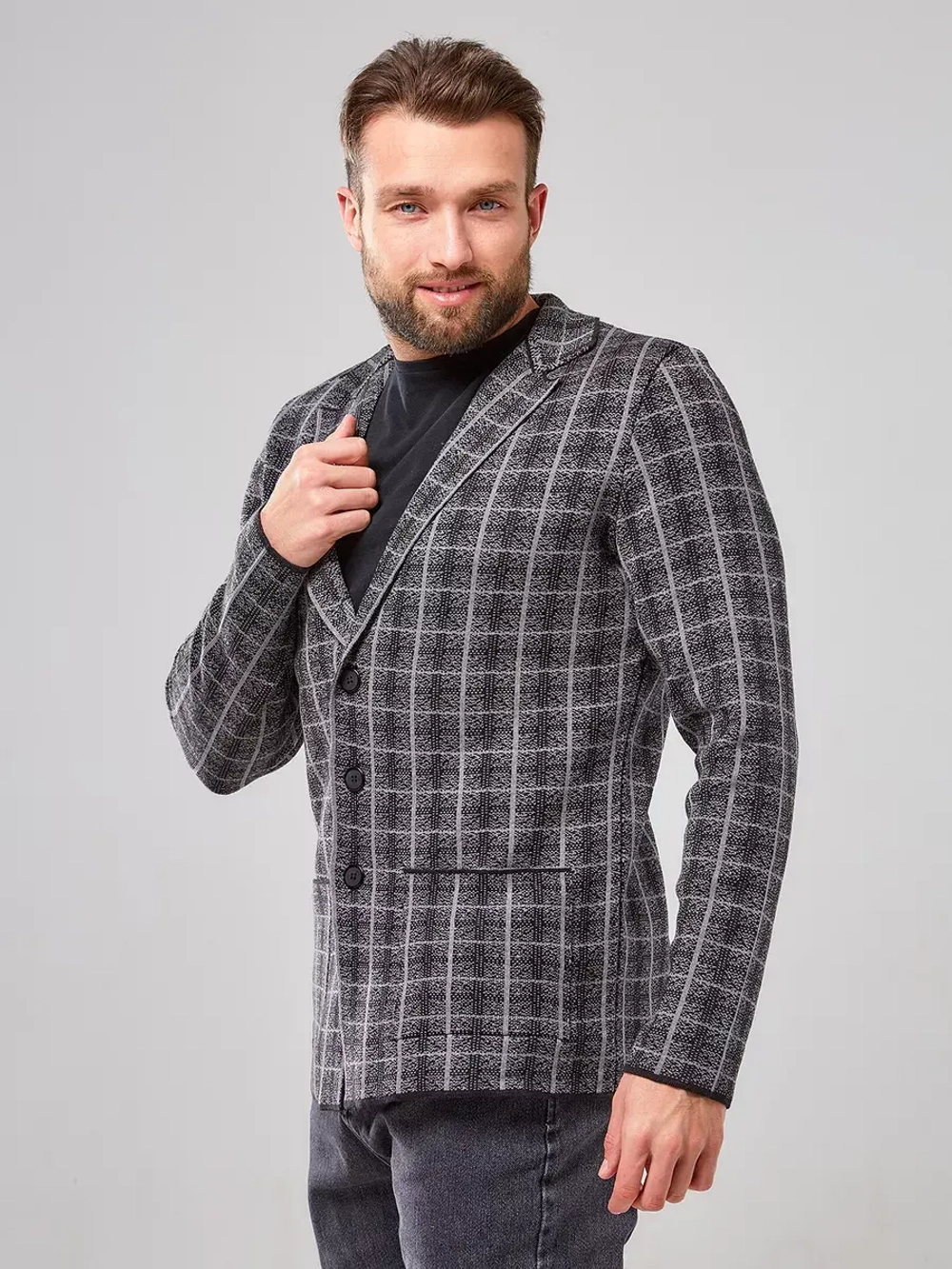 Пиджак в клетку