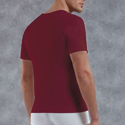 Мужская футболка с V-образным вырезом Doreanse City (Размер: XXL) (Цвет: красный)