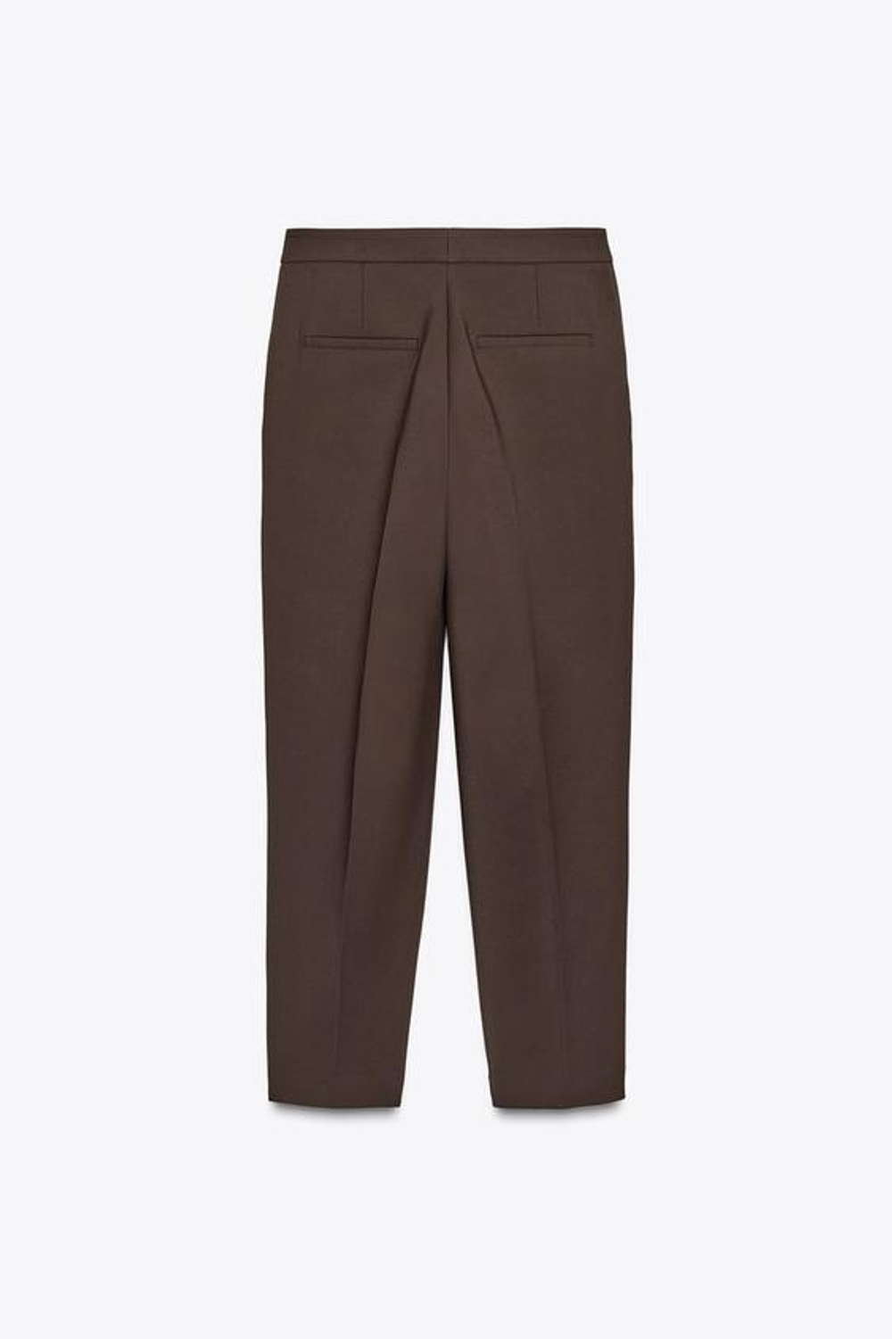 ZARA БРЮКИ С РАЗРЕЗАМИ СНИЗУ, КОРИЧНЕВЫЙ