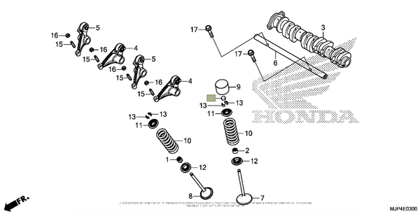 Honda Шайба регулировочная 9.5мм 210 14937-MBB-000