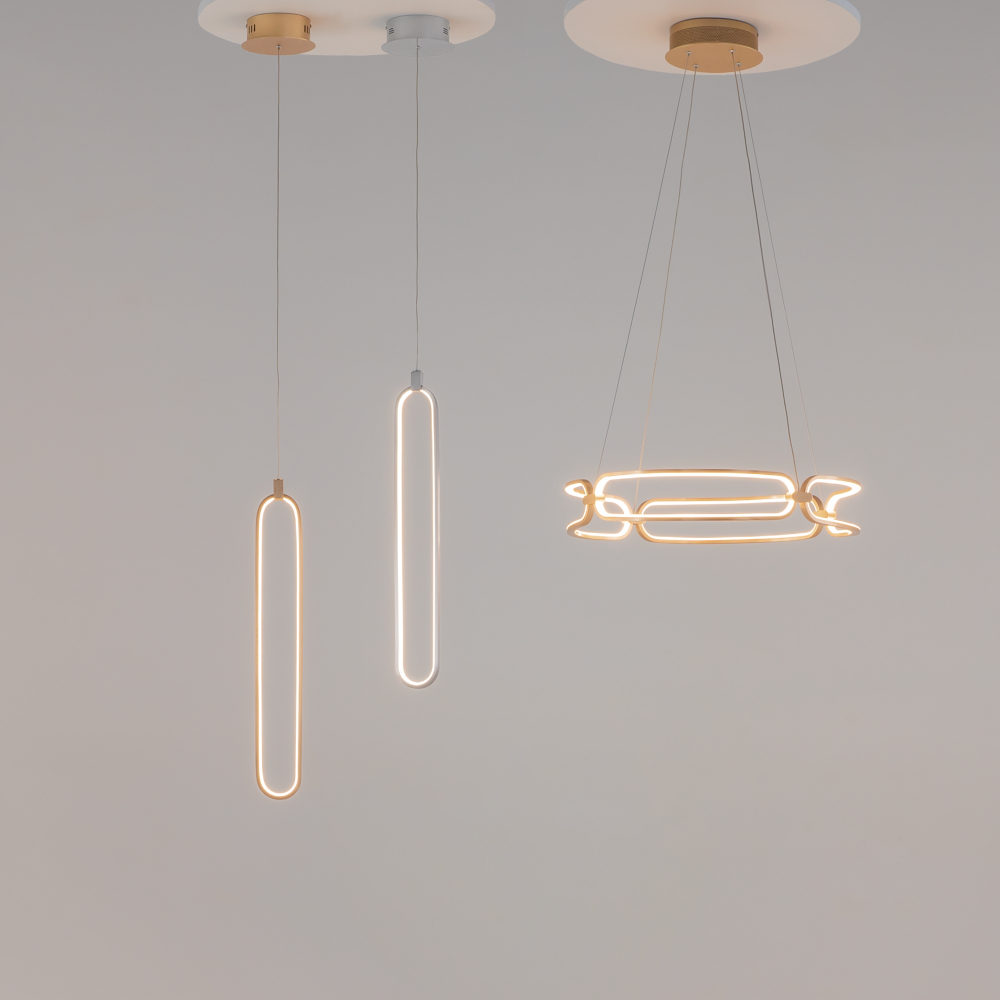 Подвесная светодиодная люстра Maytoni Chain MOD017PL-L50MG