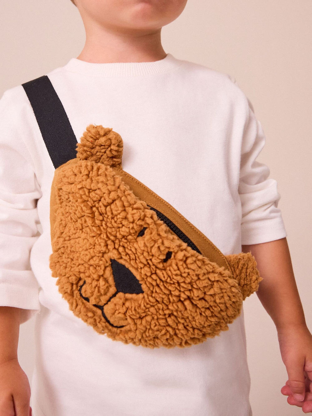 Лонгслив и джоггеры в комплекте для мальчика Next N71-073, Белый, Бежевый