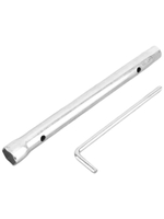 Свечной ключ на 16х21 мм трубчатый двусторонний удлиненный , 19,5 см