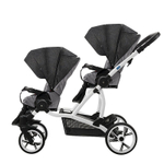 Коляска для двойни TWINAT DUO 19 (AroTeam) 05 (черный+св.серый)