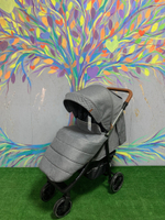 Коляска детская MOWBaby "RIDE" RA088 Silver Grey