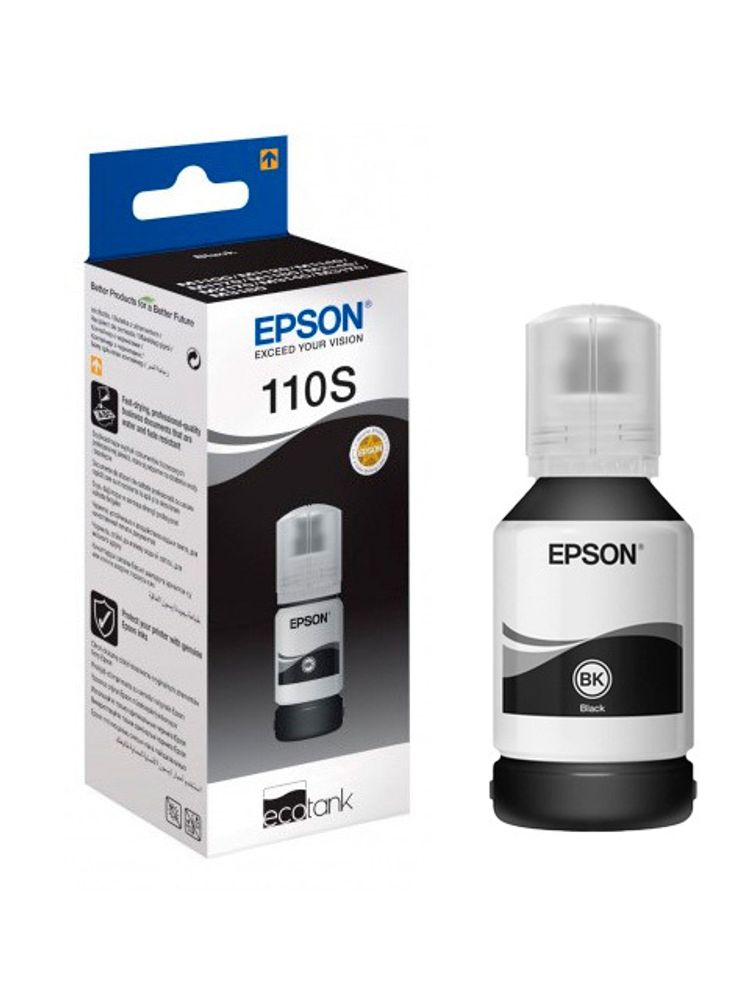 Контейнер EPSON EcoTank MX1XX Series Black Bottle L с черными чернилами M1100/1120/2140