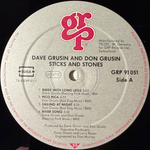 Dave Grusin And Don Grusin ‎– Sticks And Stones (Швейцария 1988г.)