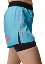 ШОРТЫ ЖЕНСКИЕ SPEED AERO 5 ELEVATE 2IN1 SHORT | SKYBLUE