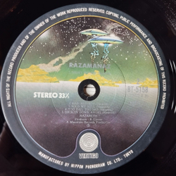 Винтажная виниловая пластинка LP Nazareth Razamanaz (Japan 1978) (No Obi) Night Woman