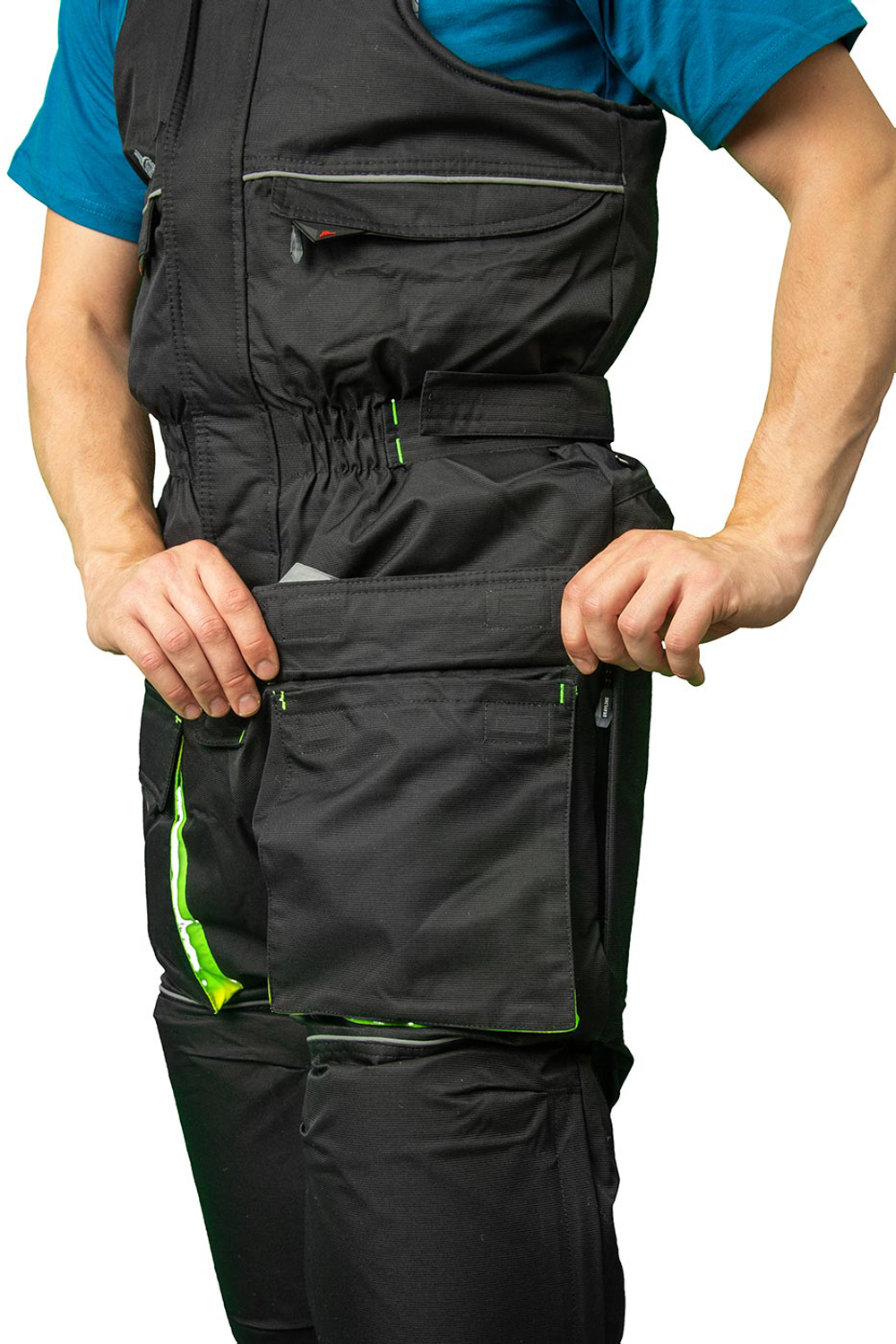 Костюм Селигер (кошачий глаз, зелено-черный) GRAYLING Новатекс