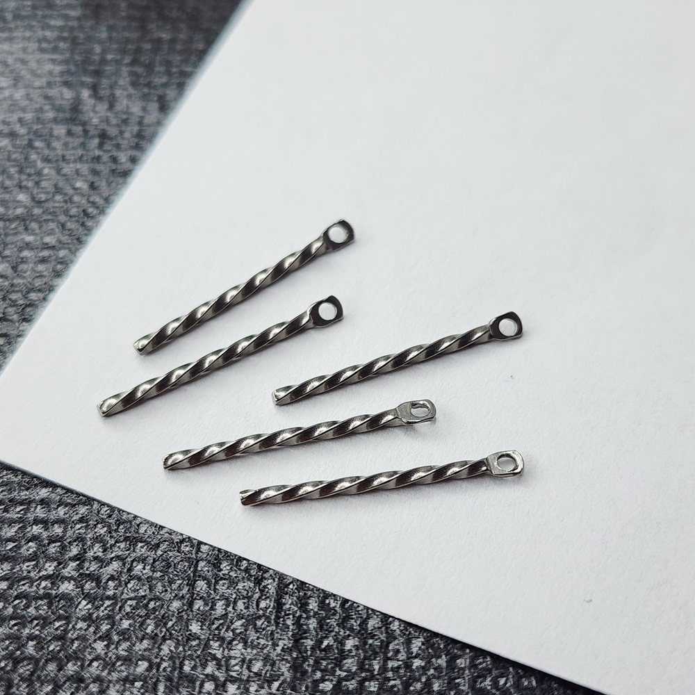 Подвеска, сталь, витая, литое кольцо, р-р 20 мм, штучно