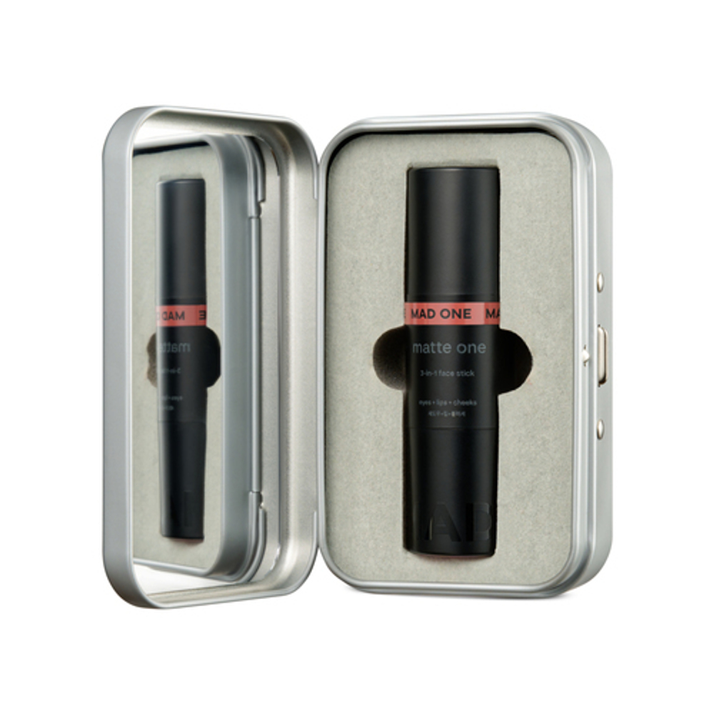 MAD ONE Мультифукциональный стик для лица 3-in-1 face stick eyes + lips + cheeks, soft peach 33г