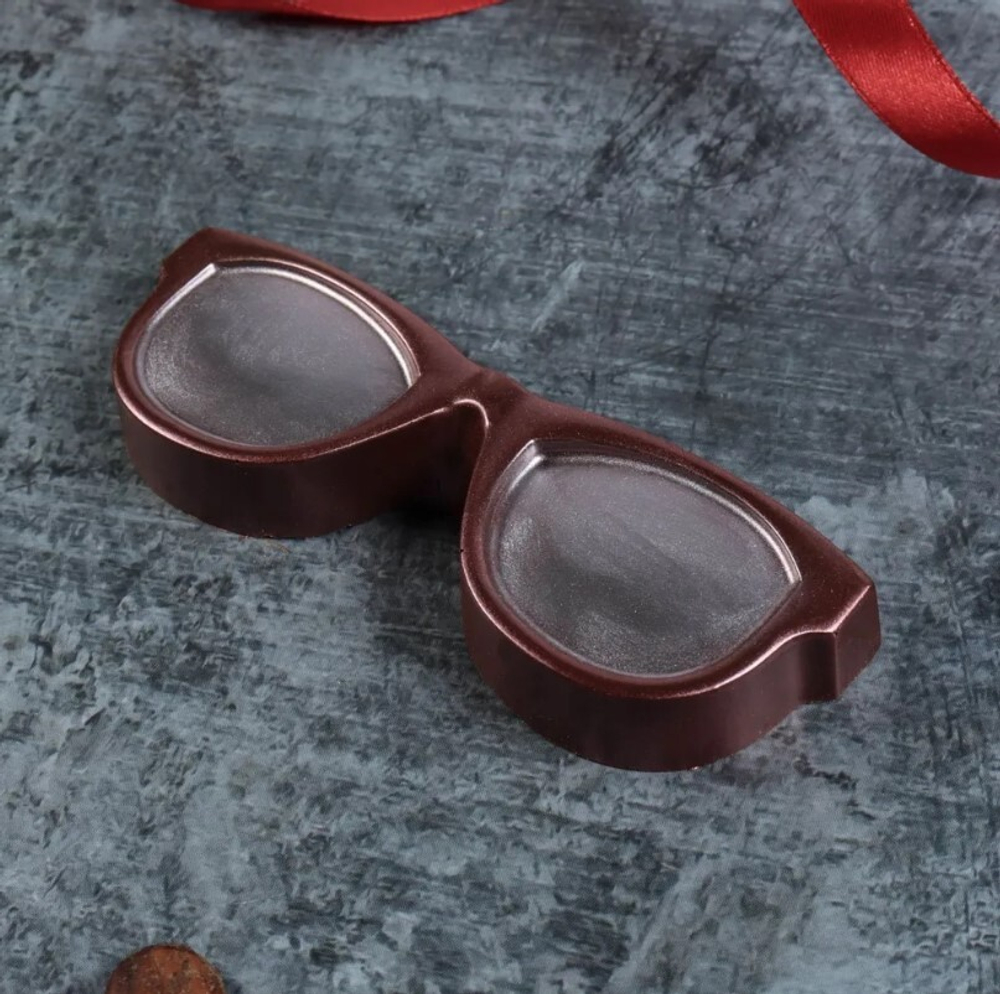 Форма для шоколада пластиковая Очки