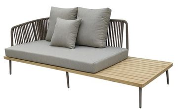 129KN-03047 Диван трехместный левосторонний "BAYLEY" цвет серый